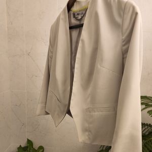 Light Grey Polyester Jacket